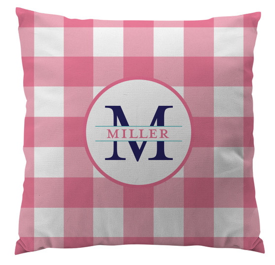 Pillows - Gingham Pink