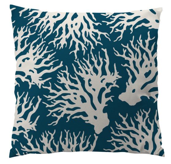 Pillows - Smoky Teal Coral