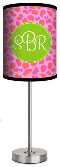 Custom Lamp-Pink Leopard