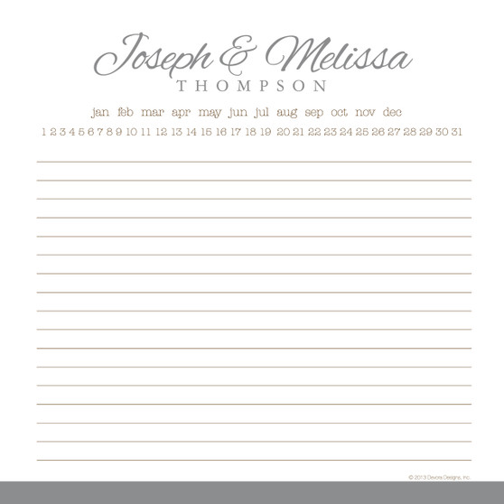 Jumbo Calendar Deskpad-Couple