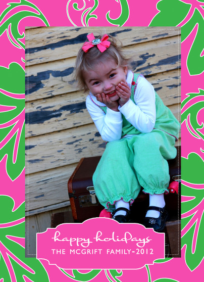 Holiday Photocard-Preppy Holiday