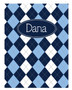 Copy of Pocket Folder - Blue Argyle