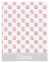 Blanket- Pink and Gray Elephants
