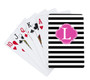 Playing Cards-Black and White Stripe