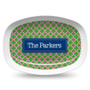 Microwavable Platter- Pink and Green Clover