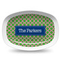 Microwavable Platter- Pink and Green Clover