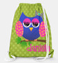 Drawstring Backpack-Allie the Owl