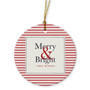 Ornaments - Merry & Bright Red