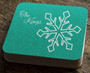 Paper Coaster - Snowflake Damask Large