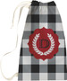 Laundry Bag - Buffalo Plaid Black and White