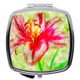 Compact Mirror- Pink Floral Large