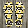 Flip Flops- Lemon Stripe