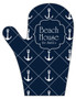 Oven Mitts- Navy Anchor