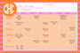 Weekly Jumbo Planner Pad-Pink and Orange Rugby Stripe