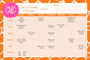 Jumbo Desk Planners - Orange Giraffe