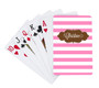 Playing Cards -Pink Stripes