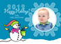 Holiday Photocard-Snowman