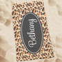 TOWEL- LEOPARD