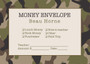 Money Envelopes - Camo Fishing