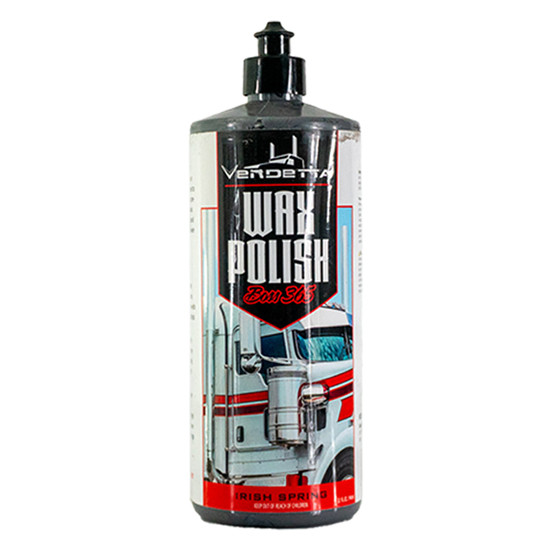 Vendetta Boss Three 65 Premium Truck & Auto Wax Irish Spring Sent - 32 Oz