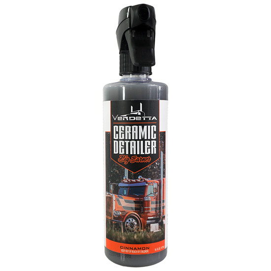 Vendetta Big Earner Premium Quick Detailer W/ Ceramic Coat- Cinnamon Scent-16 Oz