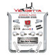 Peterbilt 7 X 96 Inch Chrome Bull Hauler Stack Exhaust Kit W/ Long Drop Elbows by Vendetta For Peterbilt 378, 379 & 389 Glider