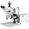 Amscope ZM-1TZ-FOD 3.35X-90X Fiber Optical Light Stereo Zoom Microscope