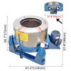220V 3PH 3HP Industrial Centrifuge Dehydrating Machine Stainless Steel Barrel
