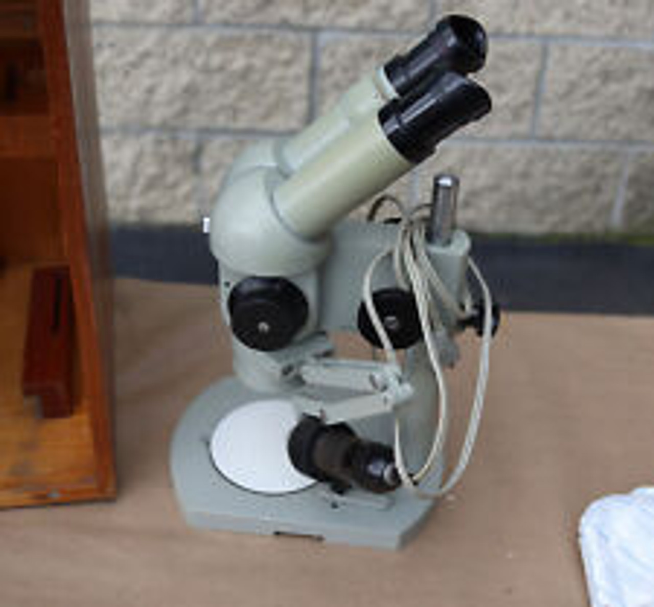 Carl Zeiss Jena Stereo Microscope Sm Xx W Objectives Case Mf-projectiv Smxx