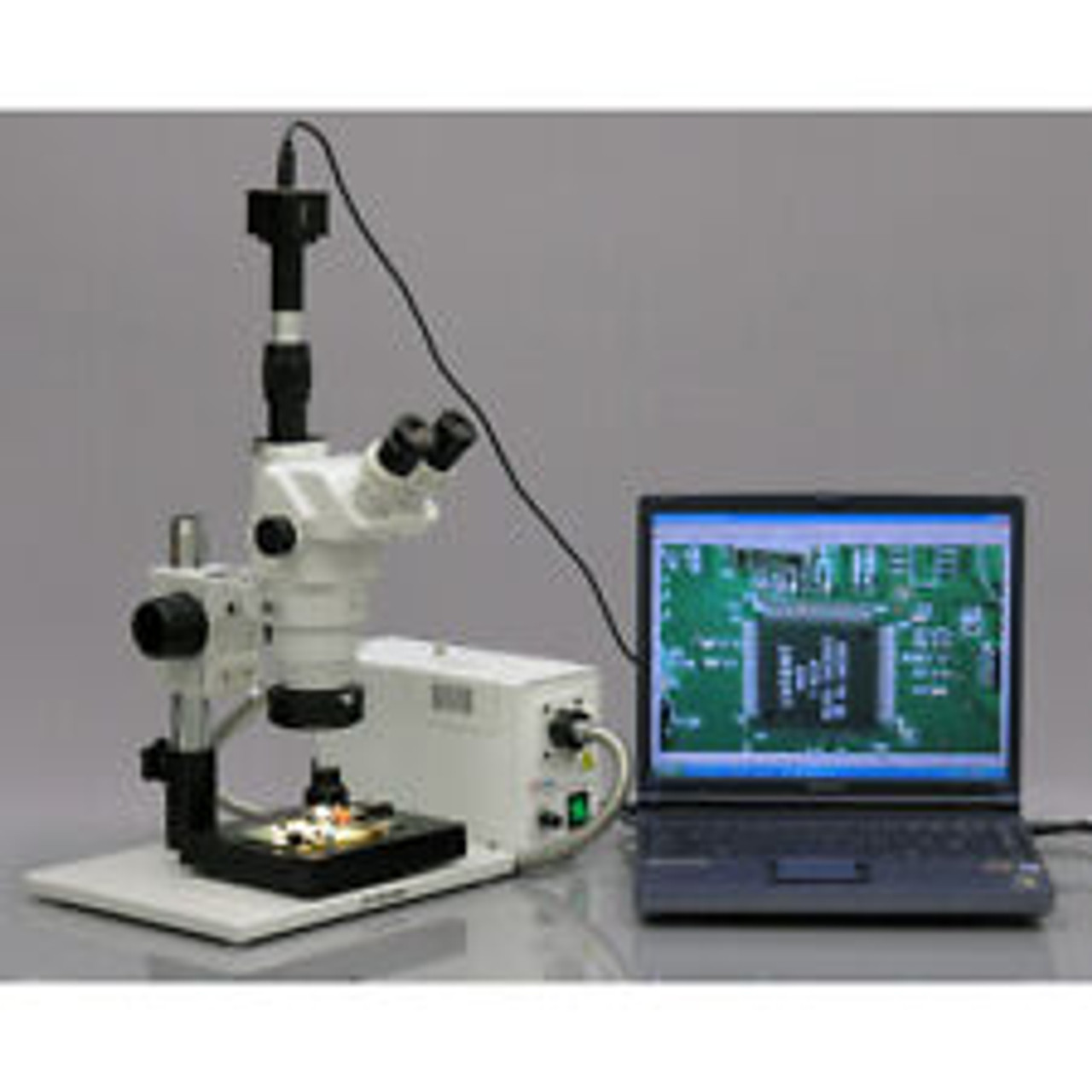 Amscope ZM-1TX Ultimate 3.35x-45x Tricular Stereo Zoom Microscope