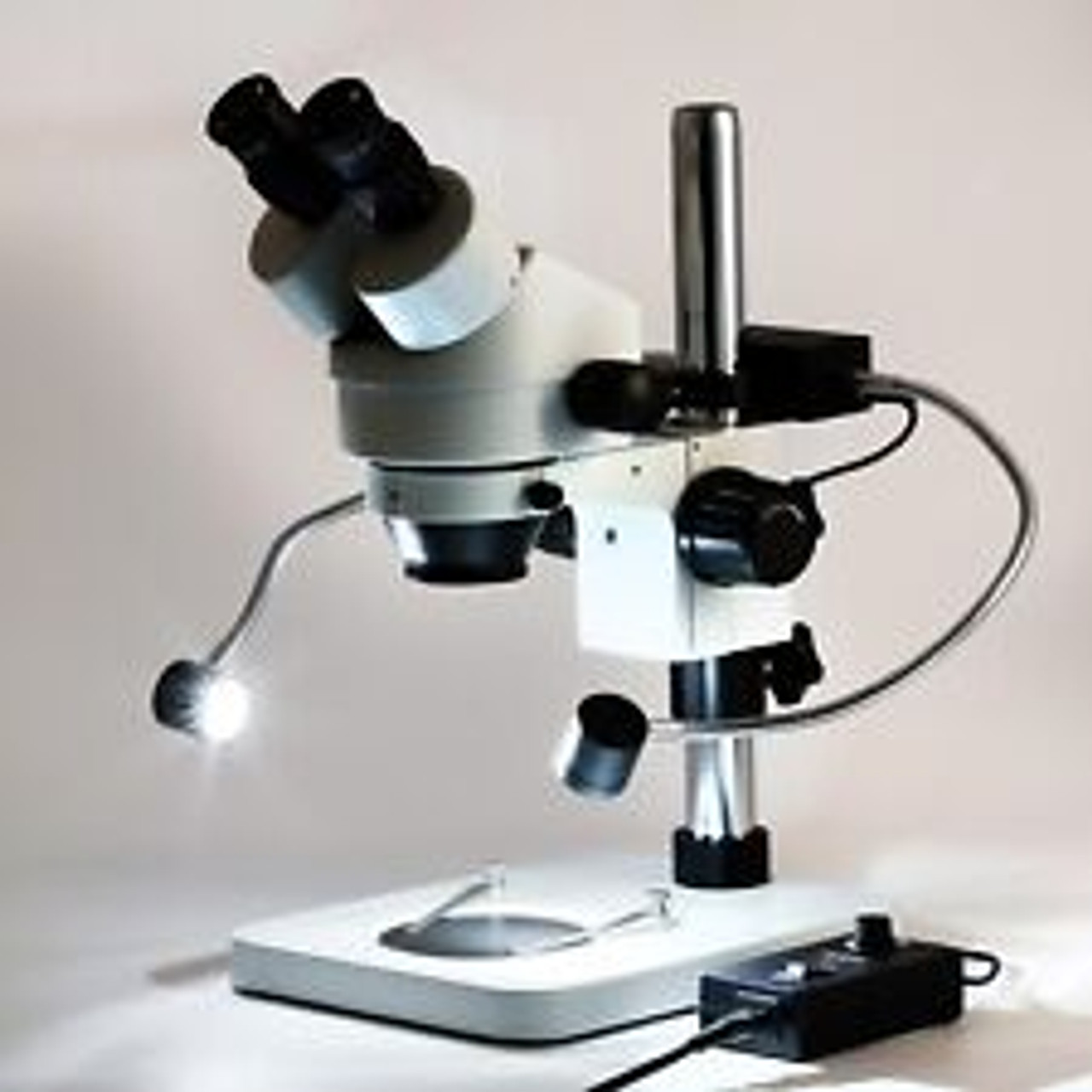 Amscope 7X-45X Tricular Stereo Zoom Microscope 20MP Camera+dual Gooseneck Led