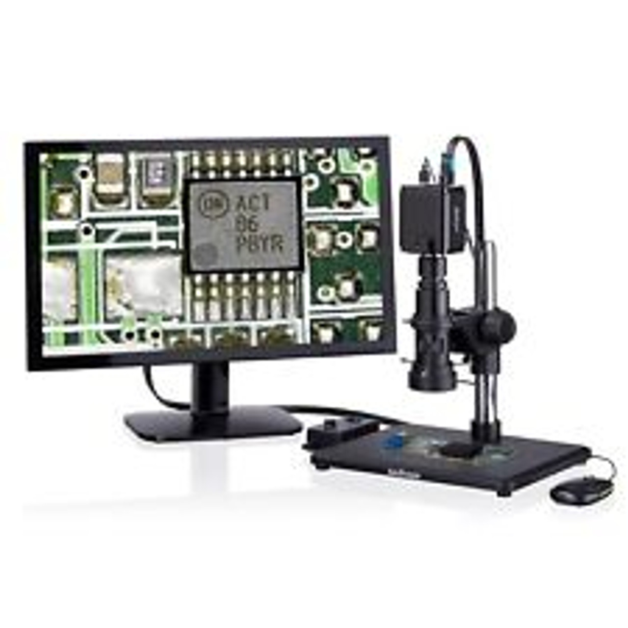 Amscope 0.7X-5X Zoom 4K 8MP Hdmi Wifi Digital Inspection Microscope Led Light