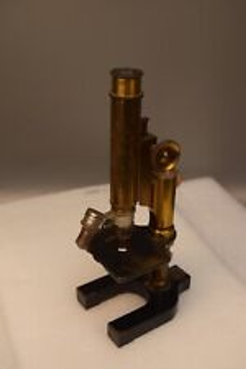 Antique 19th Century Brass Bausch Lomb Microscope B L Optical Company Bl