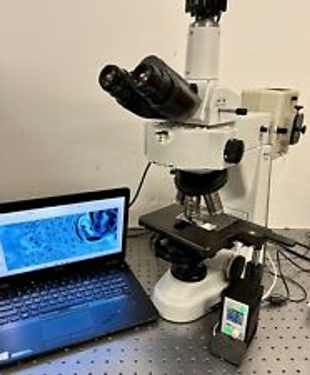 Nikon Eclipse 50i Broadband Led Fluorescence Ph Microscope 5MP Camera Laptop