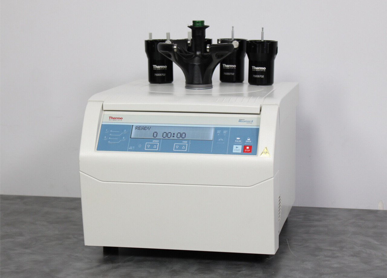 Thermo Heraeus Megafuge 8 Benchtop Centrifuge 75007210 TX-150 Swing Rotor