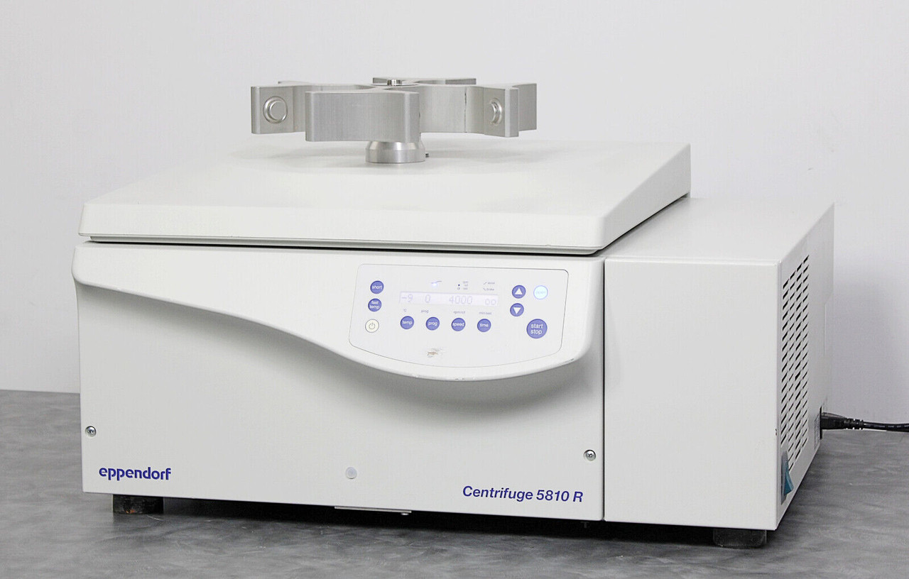 Eppendorf 5810R Refrigerated Benchtop Centrifuge 5811F A-4-62 Swing Rotor