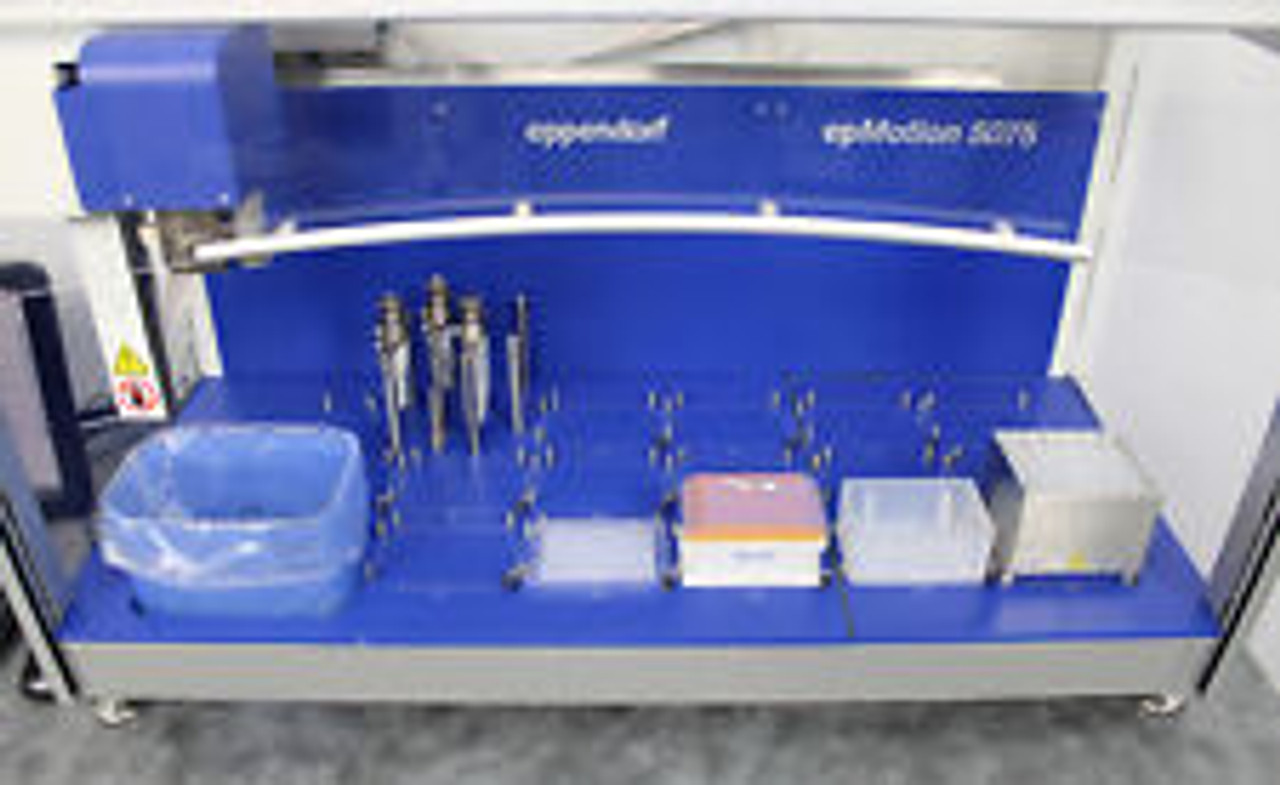 Eppendorf Epmotion 5075l Liquid Handler Workstation W Elo Pc Epblue Software