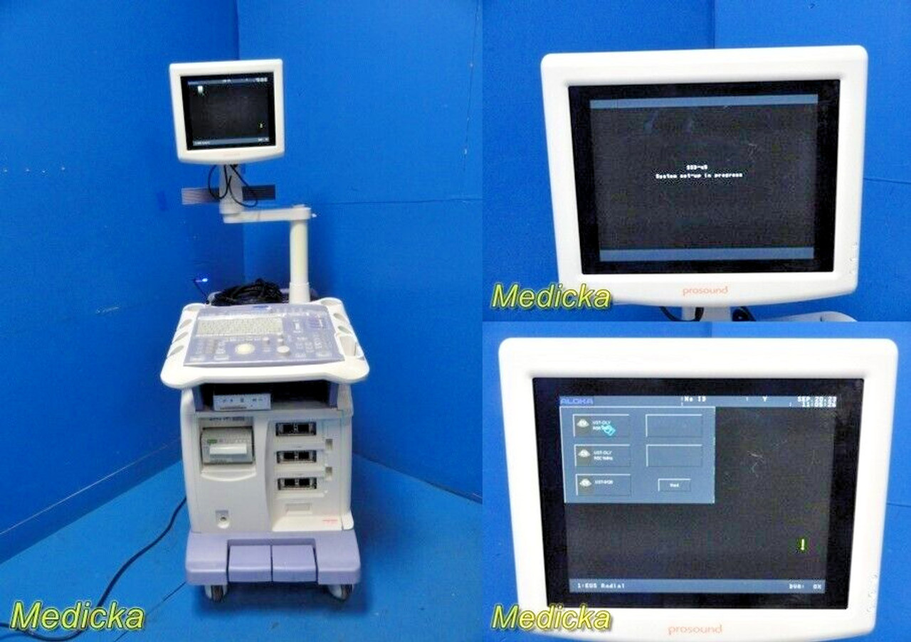 2010 Aloka SSD-A5 Prosound Alpha 5SX Diagnostic Ultrasound Console 32350