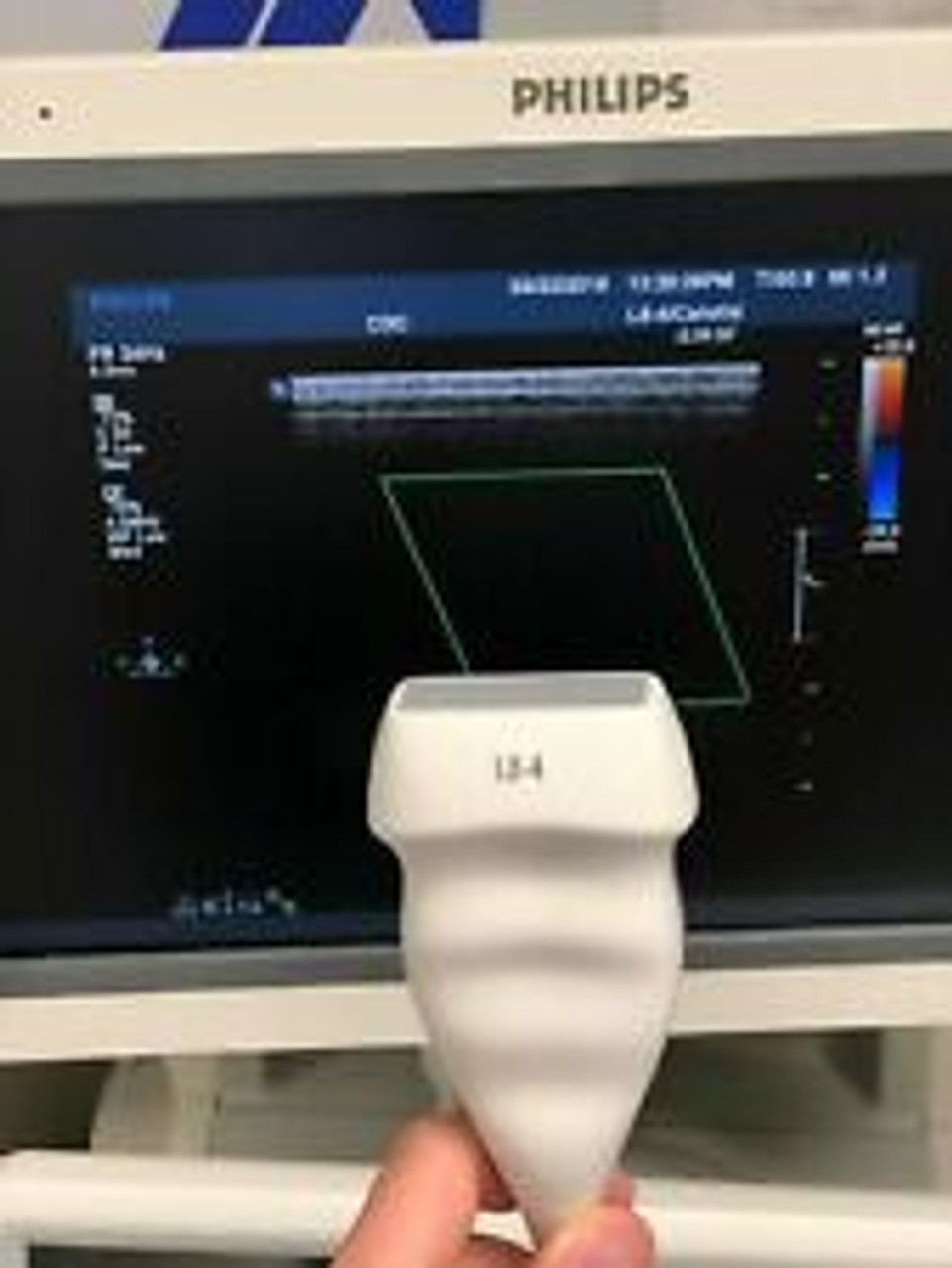 Philips L8-4 Linear Array Vascular Transducer IE33 IU22 Ultrasound Machine