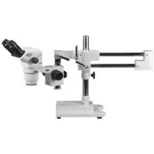 Amscope 2X-225X Professional Boom Stereo Microscope W Focusable Eyepieces