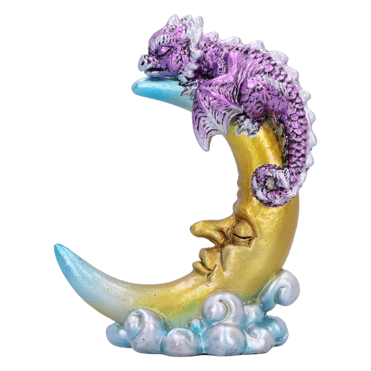Figurine Nemesis Now - Géode œuf De Dragon Violet, En Polyrésine Peinte à La Main