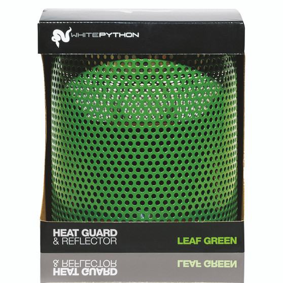 White Python Heat Guard & Reflector, Leaf Green