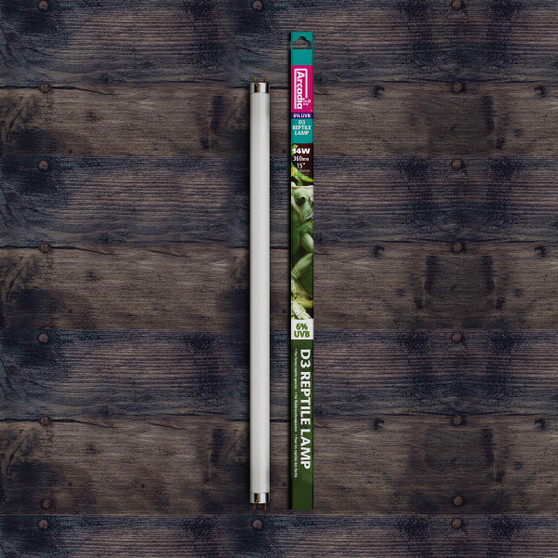 ARCADIA D3 REPTILE LAMP, 6% UVB 38cm (15")