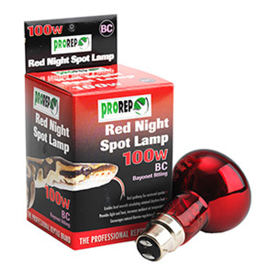 ProRep Red Night Spotlamp 100W BC