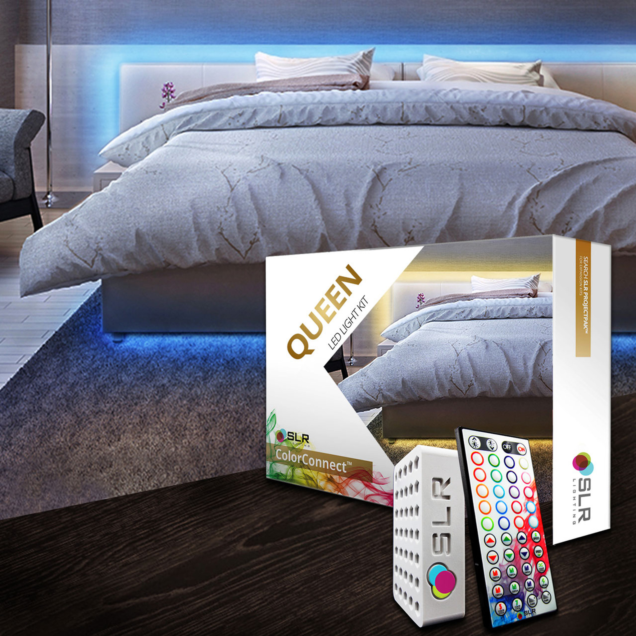 led lights under bed