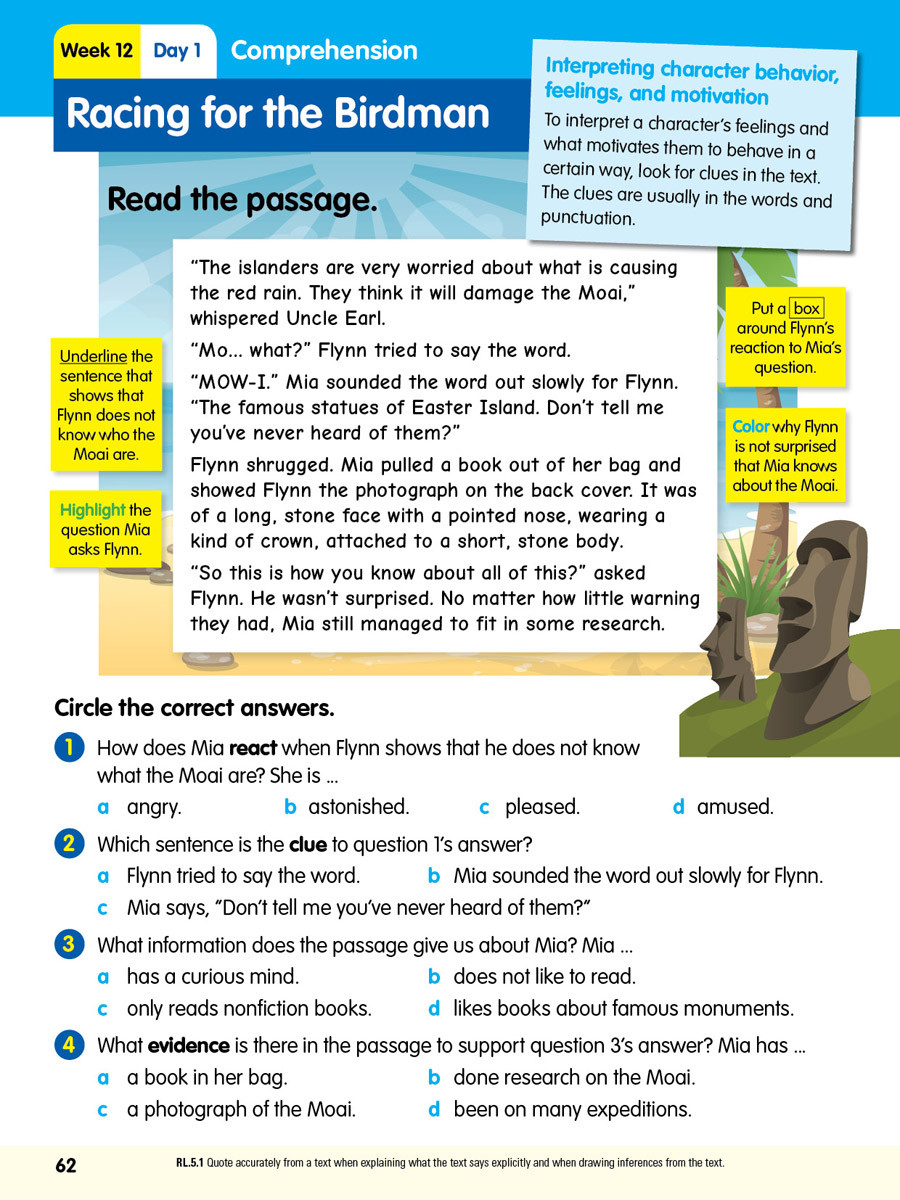 200 Essential Reading Skills for Fifth Grade - Reading Eggs Shop US