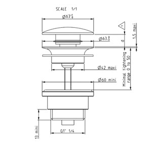 【預購】龍頭彈跳式去水配件