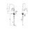 Combine 22972K-4-BL+ K-8204-CM1 + 8818T-CP + 8818T-CP