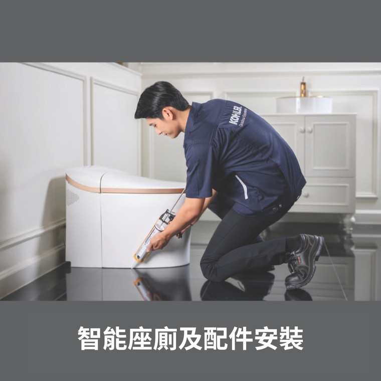 智能座廁及配件安裝
