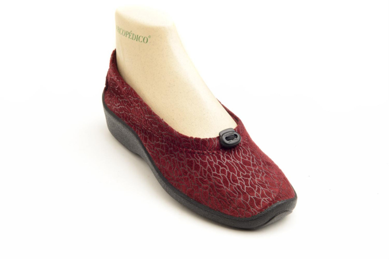 Shoes De Mujer ARCOPEDICO ARCOPEDICO - MODELO 4671 LEINA BAILARINA DE Licra Con Pla  26 Cherry 5603593557668